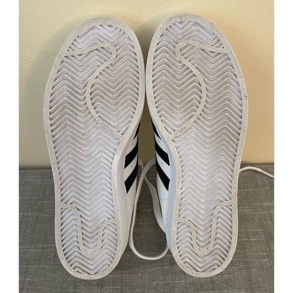 ADIDAS Originals Superstar J Boys 5.5 White/Black Gold Sneakers - Picture 9 of 13